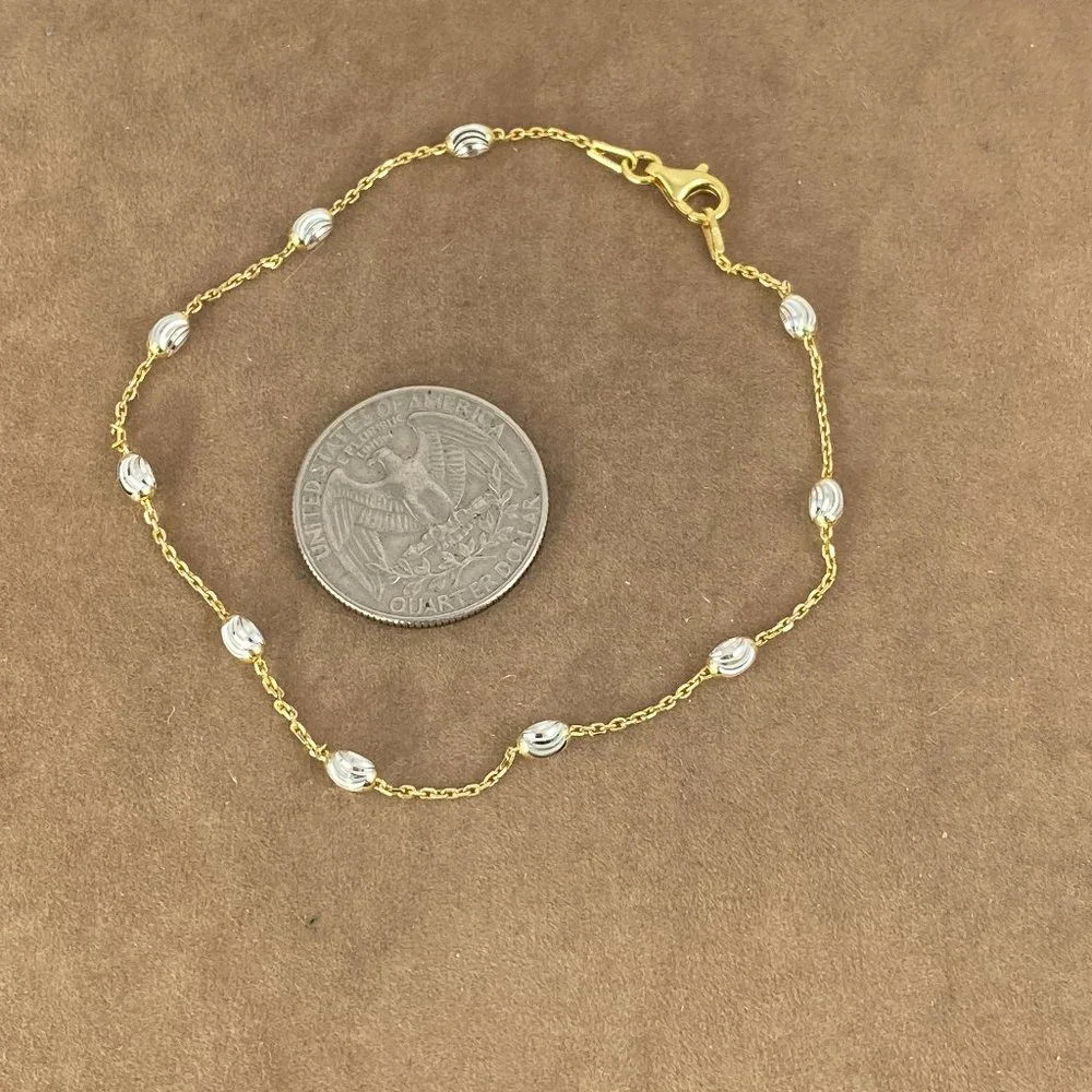 New Sea Shells by the sea shore, Anklets made in Italy 22K Gold Plated vermeil - Picture 6 of 8